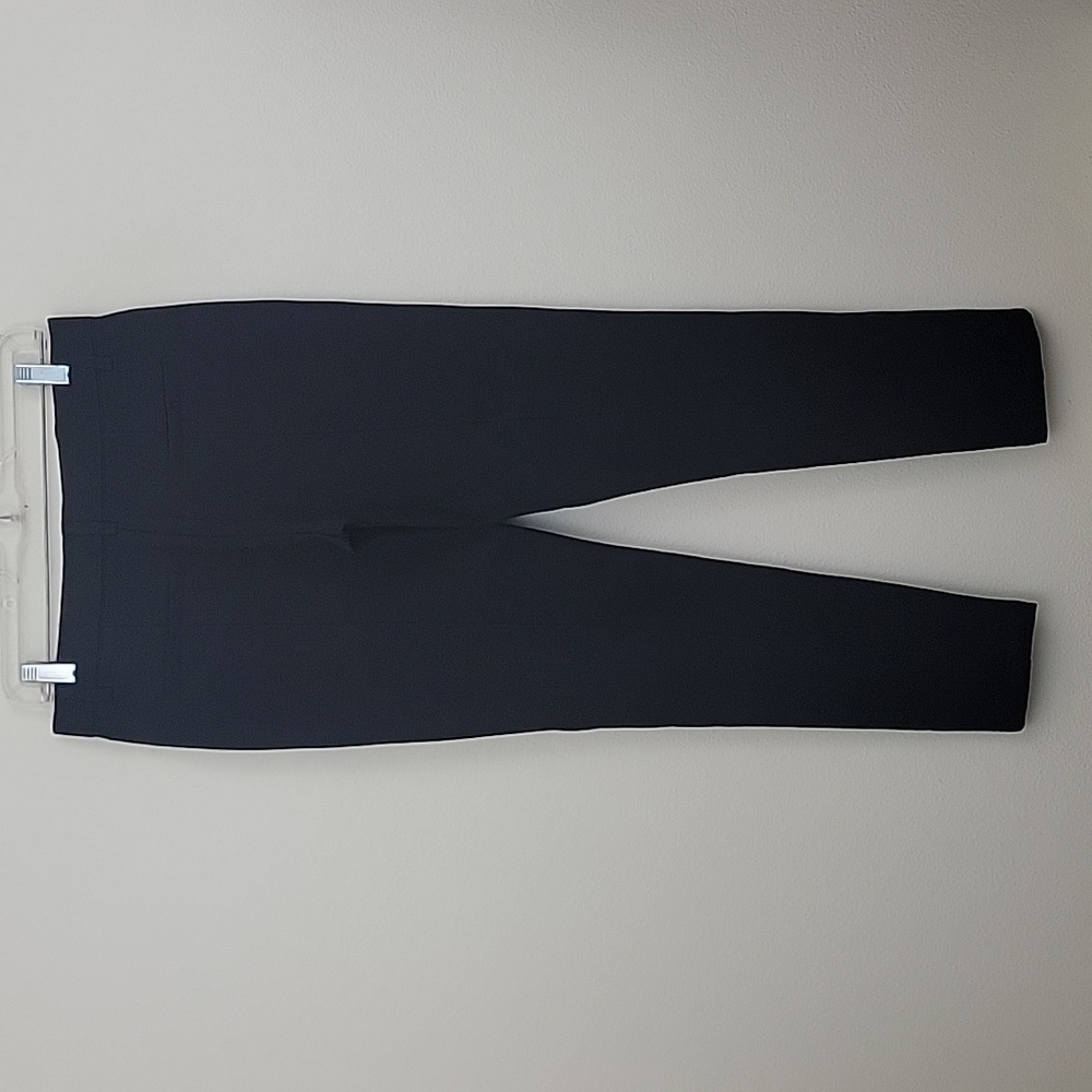 NWT Mario Serrani Black Knit Leggings Slimming High Compact Modern Fit M - Picture 7 of 16